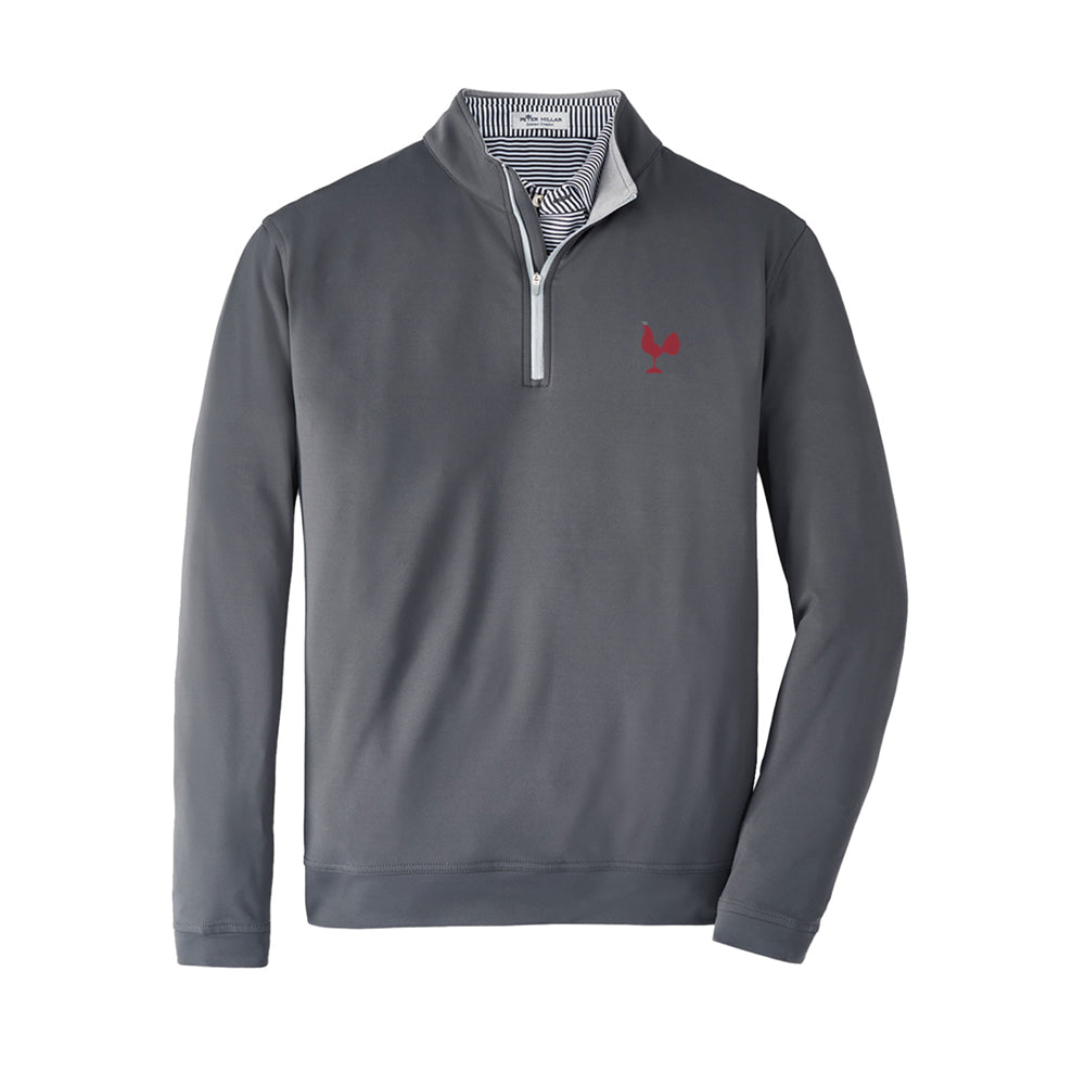 MDP Insurance Peter Millar Men's Perth Stretch Loop Terry Quarter-Zip (Iron)