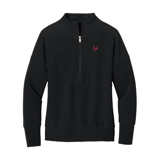 MDP Insurance Mercer+Mettle® Women’s Linear Texture 1/4-Zip (Black)