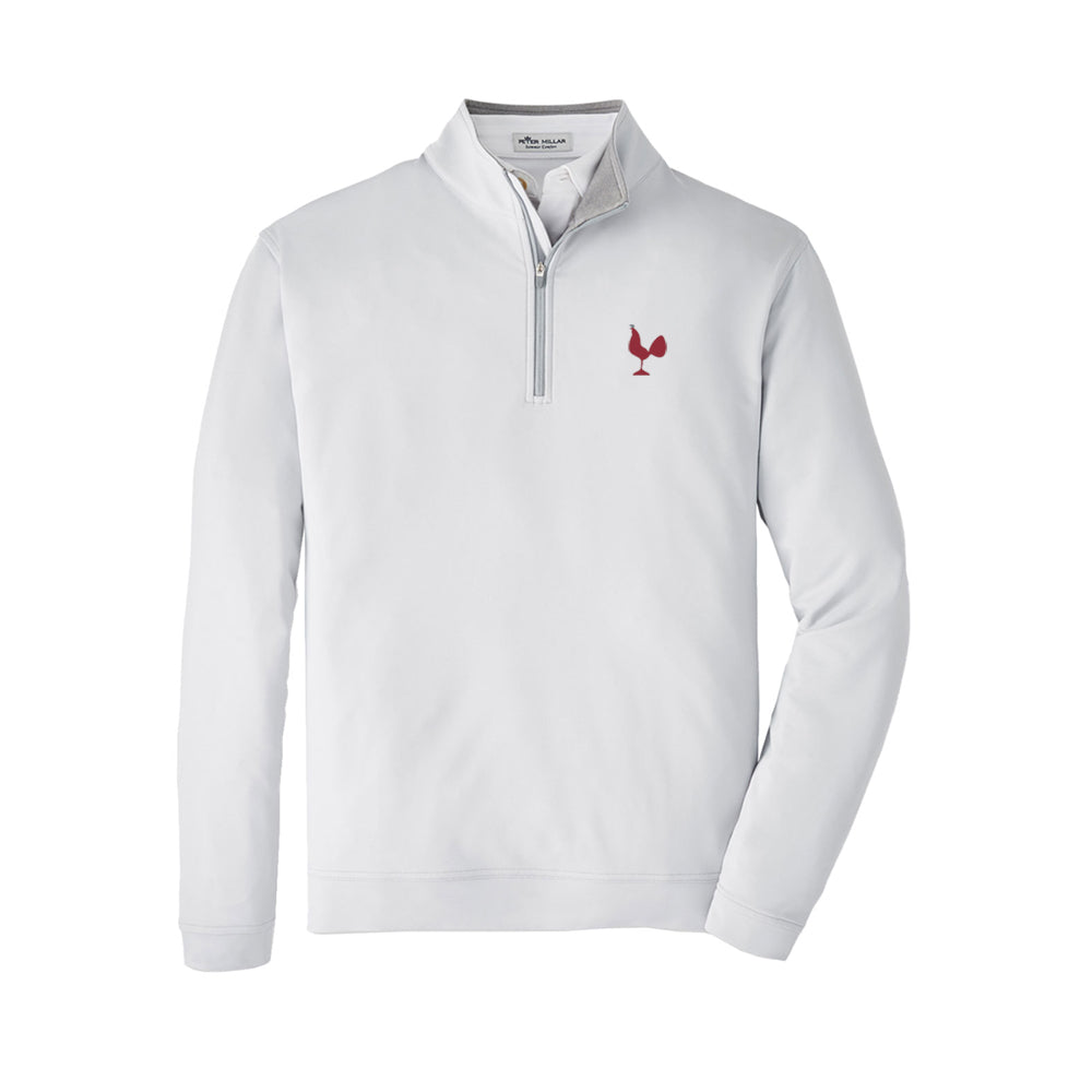 MDP Insurance Peter Millar Men's Perth Stretch Loop Terry Quarter-Zip (British Grey)