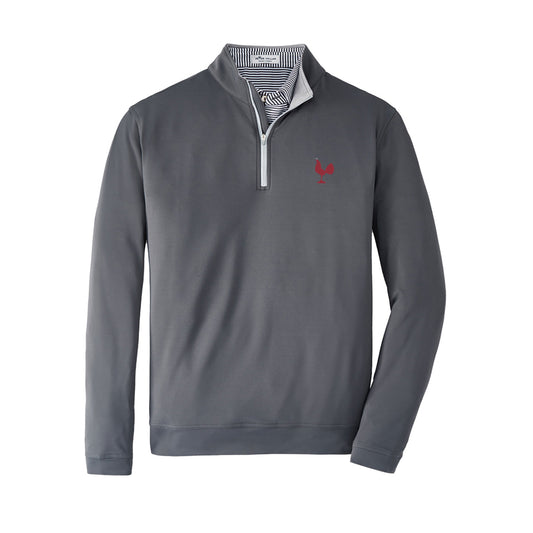 MDP Insurance Peter Millar Men's Perth Stretch Loop Terry Quarter-Zip (Iron)