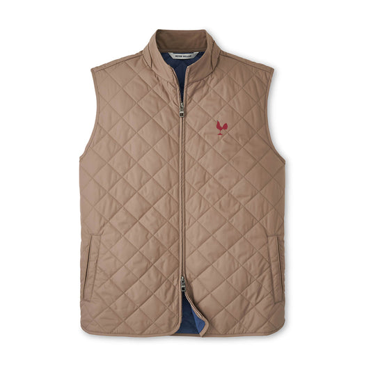 MDP Insurance Peter Millar Men's Essex Quilted Vest (Brown)